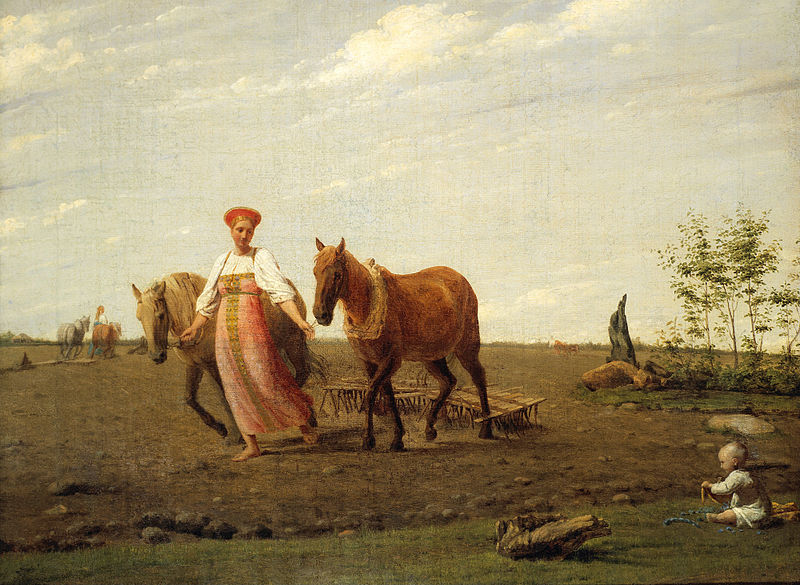 Венецианов А.Г. - На пашне. Весна, 1820-е.jpg Венецианов А.Г. - На пашне. Весна, 1820-е.jpg