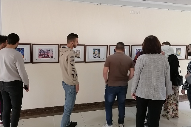 В Русском доме в Вифлееме открылась выставка, посвященная Дню космонавтики